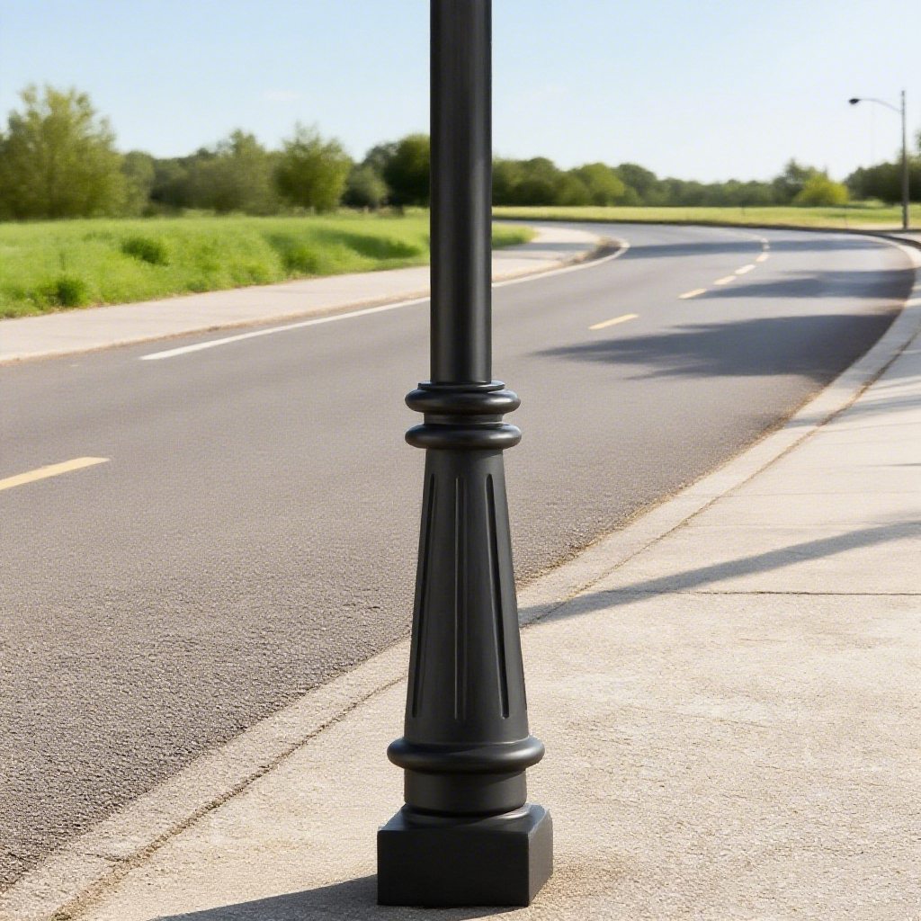Hengsheng’s Antique Lamp Post Installation Success and Acclaim,antique lamp post